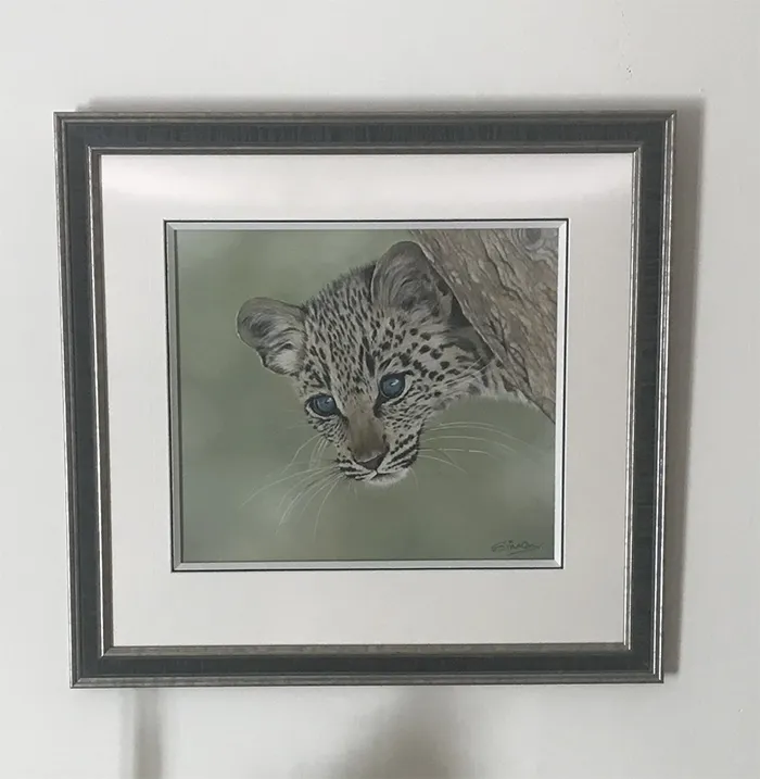 Beautifully framed by Framers Gallery and now on display at the Studio Gallery Framed size 26in X 27in