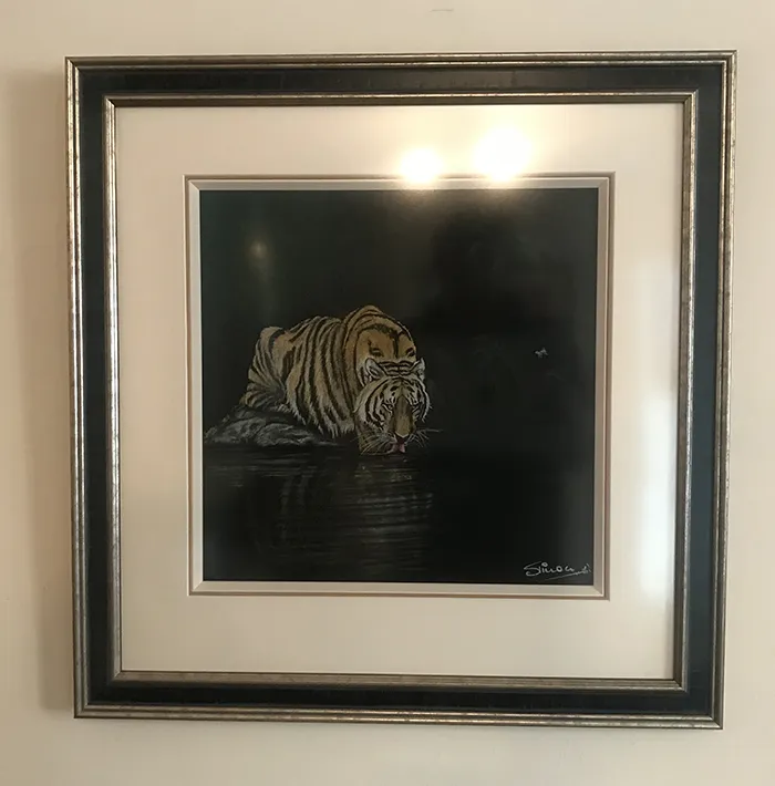 Beautifully framed by Framers Gallery Size 24in X 24in