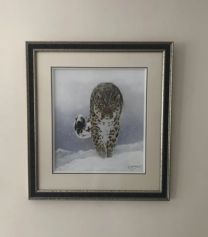 Beautifully framed by Framers Gallery Size 25in X 28in