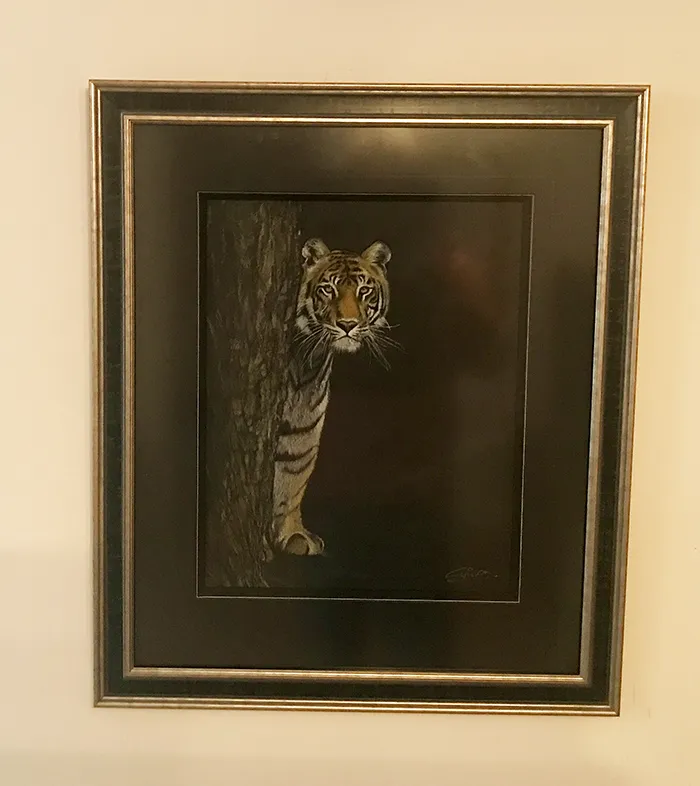 Beautifully framed by Framers Gallery Size 26in X 22in