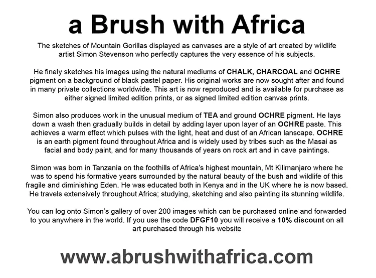 The leaflet that they give out to visitors.